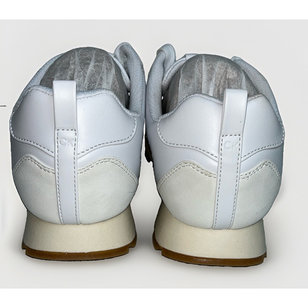CALVIN KLEIN Carlla5 Size 10M White with Women Fashion Sneaker Shoes New w/Box - Picture 6 of 10